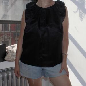 lanvin by alber elbaz fall '07 black silk top